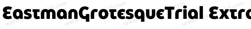 EastmanGrotesqueTrial ExtraboldItal字体转换